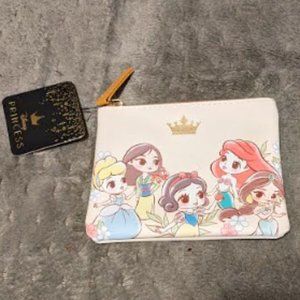 NWT Disney Loungefly ID Holder / Coin Purse with Chibi Princesses